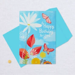 Hallmark 16" Joyful Butterflies Pop-Up Jumbo Birthday Card -Hallmark Sales Store Joyful Butterflies Pop Up Birthday Card 1299CBG1010 06