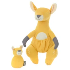 Hallmark Kangaroo And Baby Joey Stuffed Animal And Rattle Set 5 Hallmark Kangaroo And Baby Joey Stuffed Animal And Rattle Set -Hallmark Sales Store Kangaroo and Baby Joey Plush and Rattle Set 1BBY4819 03