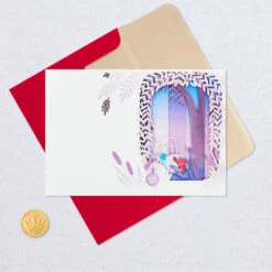 Hallmark Disney The Little Mermaid 3D Pop-Up Musical Valentine's Day Card With Light -Hallmark Sales Store Kiss the Girl PopUp Music Light Valentines Day Card 1099VAY9992 05