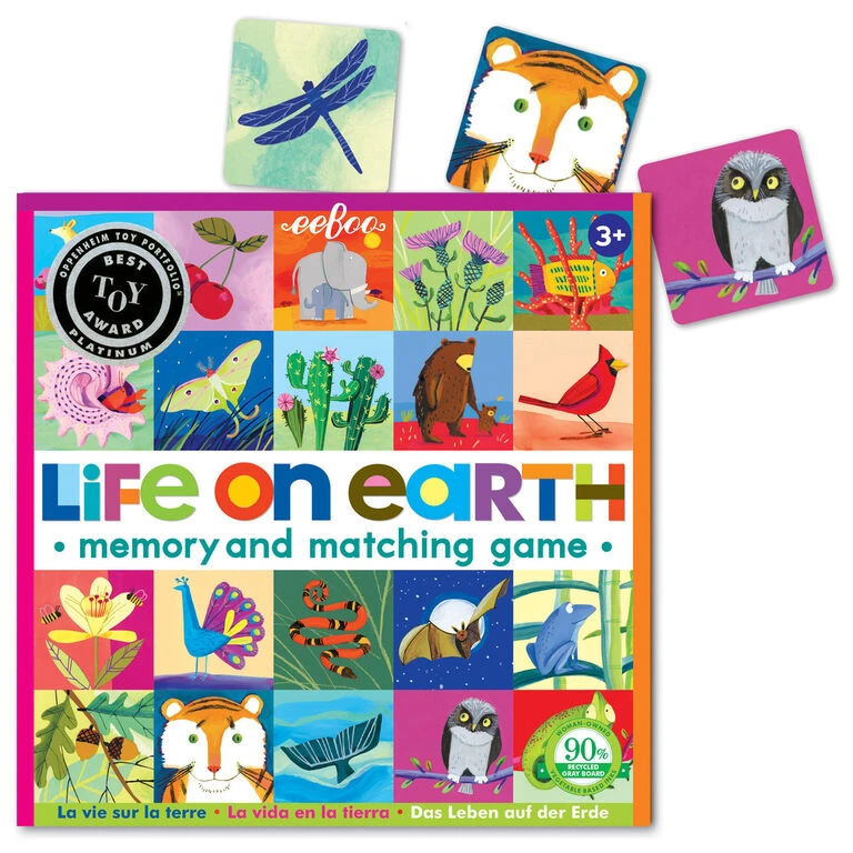 Eeboo Life On Earth Memory And Matching Game 2 Eeboo Life On Earth Memory And Matching Game - Image 2