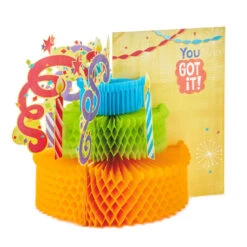 Hallmark Sales Store -Hallmark Sales Store Make a Fuss Cake Jumbo Birthday Card 1499CBG1008 02