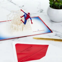 Hallmark Marvel Spider-Man You Deserve An Amazing Day 3D Pop-Up Card -Hallmark Sales Store Marvel SpiderMan Amazing 3D PopUp Card 1499LAD2901 07