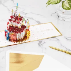 Hallmark Disney Mickey Mouse Cake 3D Pop-Up Birthday Card -Hallmark Sales Store Mickey Mouse and Pluto Cake 3D PopUp Birthday Card 1499LAD2724 06