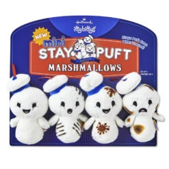 Hallmark Itty Bittys® Ghostbusters: Afterlife™ Mini Stay Puft Marshmallows Plush, Set Of 4 -Hallmark Sales Store Mini Stay Puft Marshmallows Ghostbusters Afterlife itty bittys 1KDD1890 03