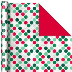 Hallmark Mod Holiday 3-Pack Reversible Wrapping Paper Assortment, 120 Sq. Ft. -Hallmark Sales Store Mod Holiday Assorted Reversible Wrapping Paper 5JXW1072 04