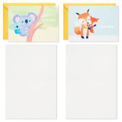Hallmark Mom And Baby Animal Assortment Blank Thank-You Notes, Pack Of 48 -Hallmark Sales Store Mom and Baby Animal Assortment Blank ThankYou Notes 5STZ1134 03