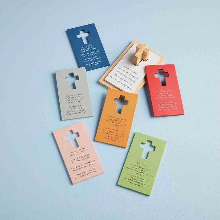 Mud Pie Children's Prayer Puzzle Stacker, Set Of 8 3 Mud Pie Children's Prayer Puzzle Stacker, Set Of 8 - Image 3