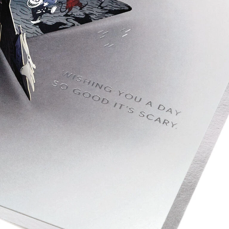 Hallmark Disney Tim Burton's The Nightmare Before Christmas Happy Nightmares 3D Pop-Up Card 5 Hallmark Disney Tim Burton's The Nightmare Before Christmas Happy Nightmares 3D Pop-Up Card - Image 5