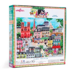 Eeboo Paris In A Day 1000-Piece Jigsaw Puzzle -Hallmark Sales Store Paris in a Day 1000Piece Jigsaw Puzzle PZTPD2 03