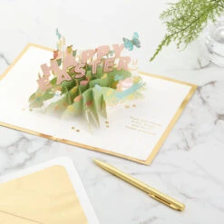 Hallmark Happy Surprises 3D Pop-Up Easter Card -Hallmark Sales Store Pastel Eggs 3D PopUp Easter Card 1299IRC7072 07