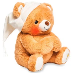 Paws For Prayer Bear Stuffed Animal With Music And Light, 10" H 5 Paws For Prayer Bear Stuffed Animal With Music And Light, 10" H -Hallmark Sales Store Paws for Prayer Bear Plush With Music and Light CB86755 03