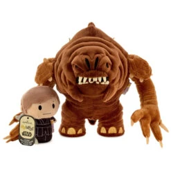 Hallmark Itty Bittys® Star Wars: Return Of The Jedi™ Luke Skywalker™ And Rancor™ Plush Collector Set Of 2 -Hallmark Sales Store Star Wars Luke Skywalker and Rancor Plush itty bittys 1KDD2137 06