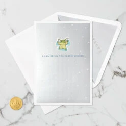 Hallmark Star Wars: The Mandalorian™ Grogu™ Warm Wishes 3D Pop-Up Holiday Card -Hallmark Sales Store Star Wars The Mandalorian Grogu 3D PopUp Holiday Card 1499XXH9985 06