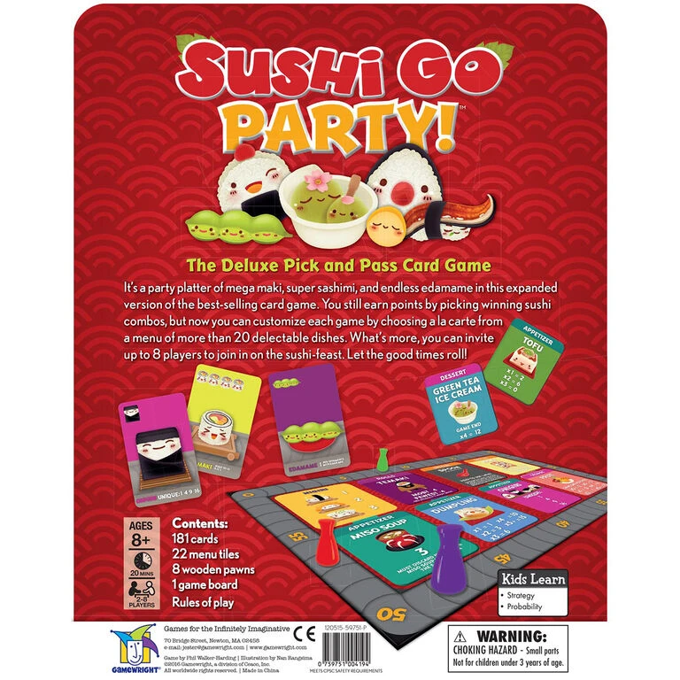 Sushi Go Party! Card Game 3 Sushi Go Party! Card Game - Image 3