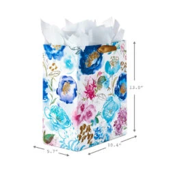 Hallmark 13" Watercolor 3-Pack Assorted Gift Bags With Tissue -Hallmark Sales Store Watercolor 3Pack Assorted Large Gift Bags Tissue 5EGB6367 03