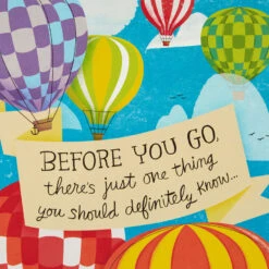 Hallmark 16" Hot Air Balloons Pop-Up Jumbo Goodbye Card 13 Hallmark 16" Hot Air Balloons Pop-Up Jumbo Goodbye Card -Hallmark Sales Store Youll Be Missed Balloon Goodbye Card 1499CBG1018 05