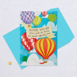 Hallmark 16" Hot Air Balloons Pop-Up Jumbo Goodbye Card 14 Hallmark 16" Hot Air Balloons Pop-Up Jumbo Goodbye Card -Hallmark Sales Store Youll Be Missed Balloon Goodbye Card 1499CBG1018 06
