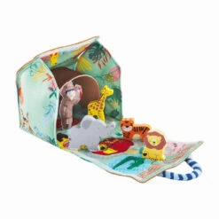 Mud Pie Zoo Plush Toy Set, 6 Pieces 6 Mud Pie Zoo Plush Toy Set, 6 Pieces -Hallmark Sales Store Zoo Animals Plush Toy Play Set 12110304 03