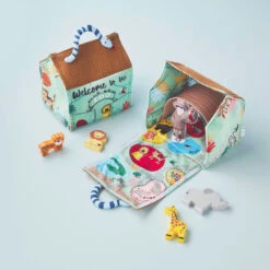 Mud Pie Zoo Plush Toy Set, 6 Pieces 7 Mud Pie Zoo Plush Toy Set, 6 Pieces -Hallmark Sales Store Zoo Animals Plush Toy Play Set 12110304 04