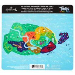 Hallmark Itty Bittys® DreamWorks Animation Trolls World Tour Satin And Chenille Plush, Set Of 2 -Hallmark Sales Store itty bittys Trolls World Tour Satin Chenille Stuffed Animals Set 1KDD1982 04